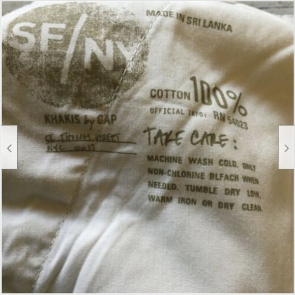 Khakis By Gap Boyfriend Roll Up Shorts Women’s Beige Pockets - Picture 4 of 9